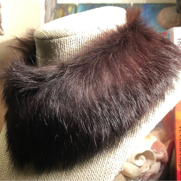 ** Vintage Fur Collar ** SOFT~Mink or Rabbit? - Picture 5 of 15
